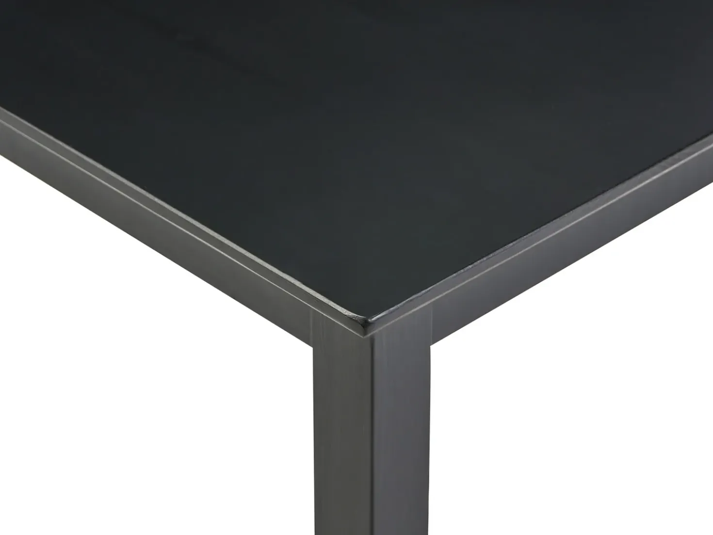 Tavolo da pranzo VERITAS Nero 75 cm 75 cm Legno di pino