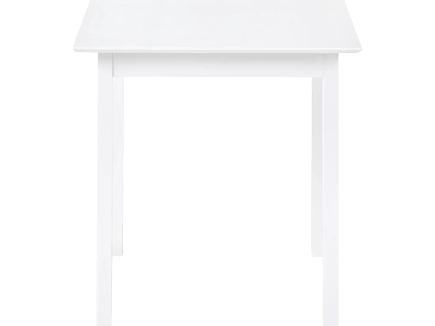 Tavolo da pranzo VERITAS Bianco 75 cm 75 cm Legno di pino