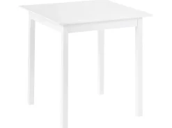 Tavolo da pranzo VERITAS Bianco 75 cm 75 cm Legno di pino