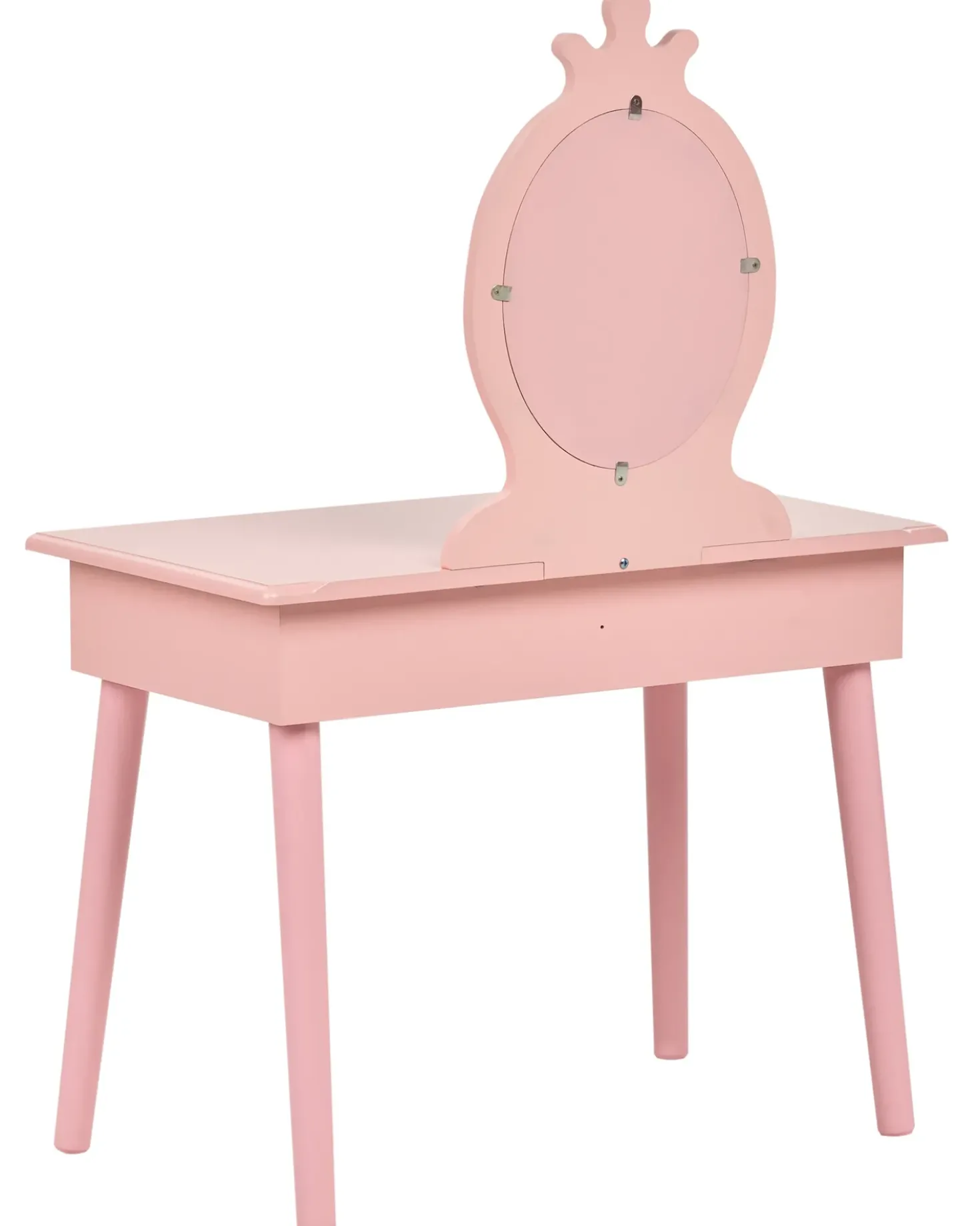 Tavolo da toilette per bambini con sgabello MARGIE Rosa