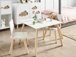 Tavolo per bambini con sedie WRINGLEY Bianco