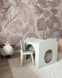 Tavolo per bambini con sedie QUILPIE Verde chiaro