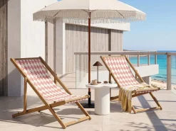 Teli da sdraio ANZIO/AVELLINO 113 x 44 cm Rosso chiaro