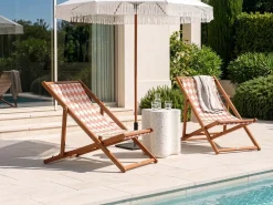 Teli da sdraio ANZIO/AVELLINO 113 x 44 cm Rosso chiaro