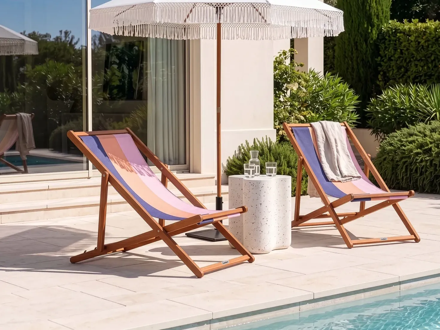 Teli da sdraio ANZIO/AVELLINO 113 x 44 cm Multicolore