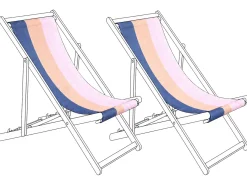 Teli da sdraio ANZIO/AVELLINO 113 x 44 cm Multicolore