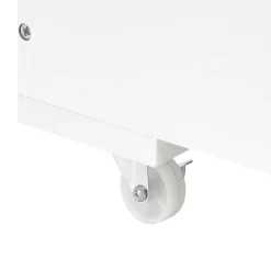 Toeletta con specchio e sgabello BELOEIL Bianco