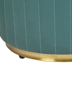 Toeletta con specchio e sgabello VINAX LED Verde scuro
