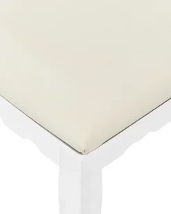 Toeletta con specchio e sgabello DIVA Bianco