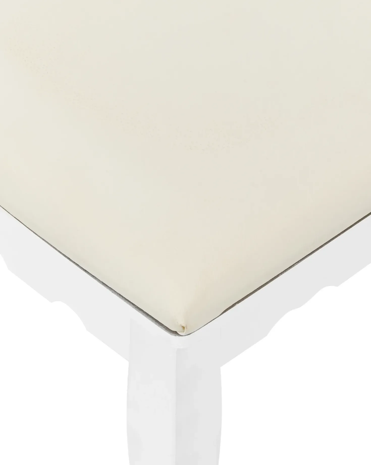 Toeletta con specchio e sgabello DIVA Bianco