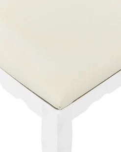 Toeletta con specchio e sgabello GALAXIE Bianco