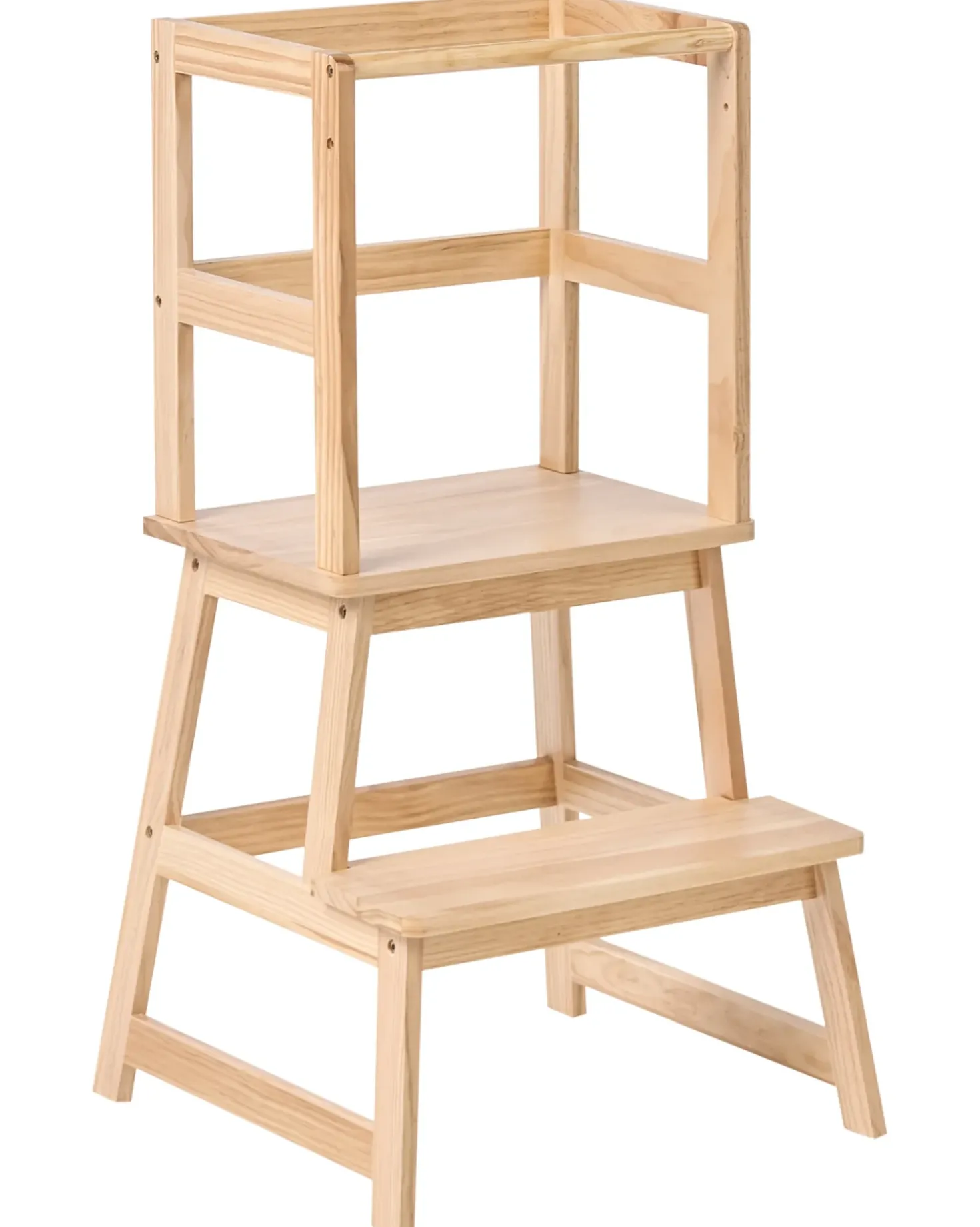 Torre Montessori BREMER Legno di pino Marrone chiaro