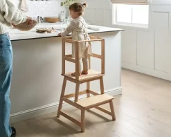 Torre Montessori BREMER Legno di pino Marrone chiaro