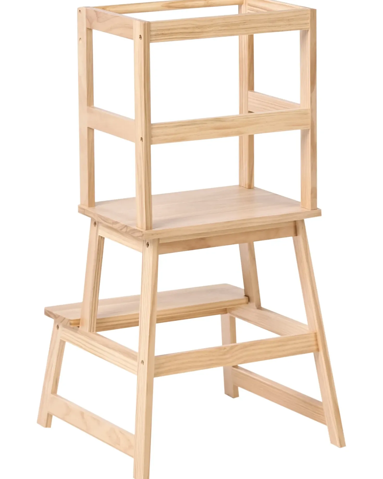 Torre Montessori BREMER Legno di pino Marrone chiaro
