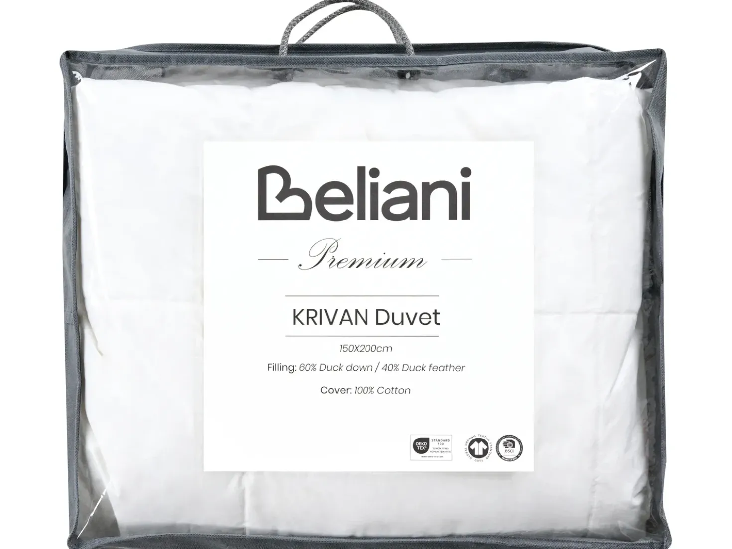 Trapunta Piumino d'anatra Leggermente caldo KRIVAN 150 x 200 cm
