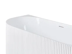 Vasca da bagno angolare GOCTA Lato Sinistro 170 x 77 cm Bianco