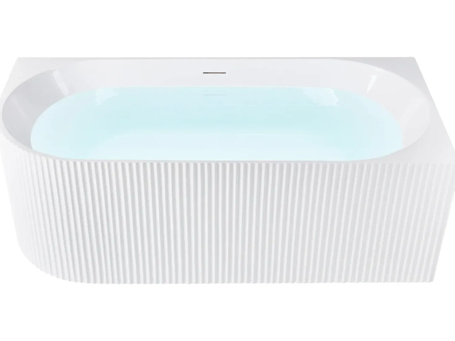 Vasca da bagno angolare GOCTA Lato Sinistro 170 x 77 cm Bianco
