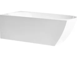 Vasca da bagno angolare PARNAIBA Lato Sinistro 170 x 80 cm Bianco