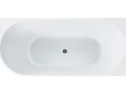 Vasca da bagno angolare PORTINHO Lato Sinistro 170 x 80 cm Bianco