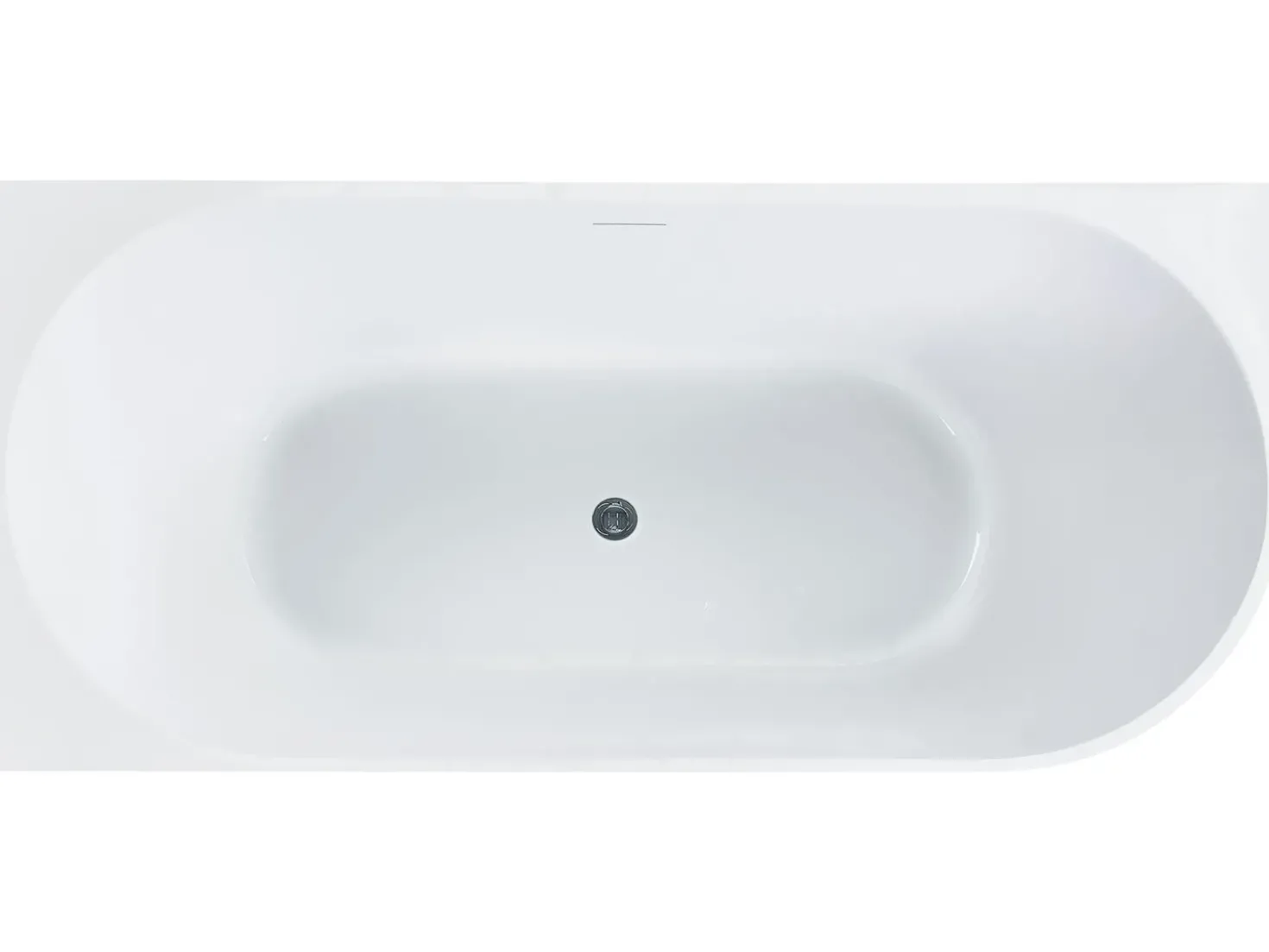 Vasca da bagno angolare PORTINHO Lato destro 170 x 80 cm Bianco