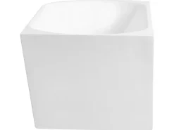 Vasca da bagno angolare RENACA Lato Sinistro 170 x 79 cm Bianco