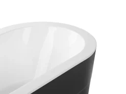 Vasca da bagno freestanding EMPRESA 170 x 80 cm Nero