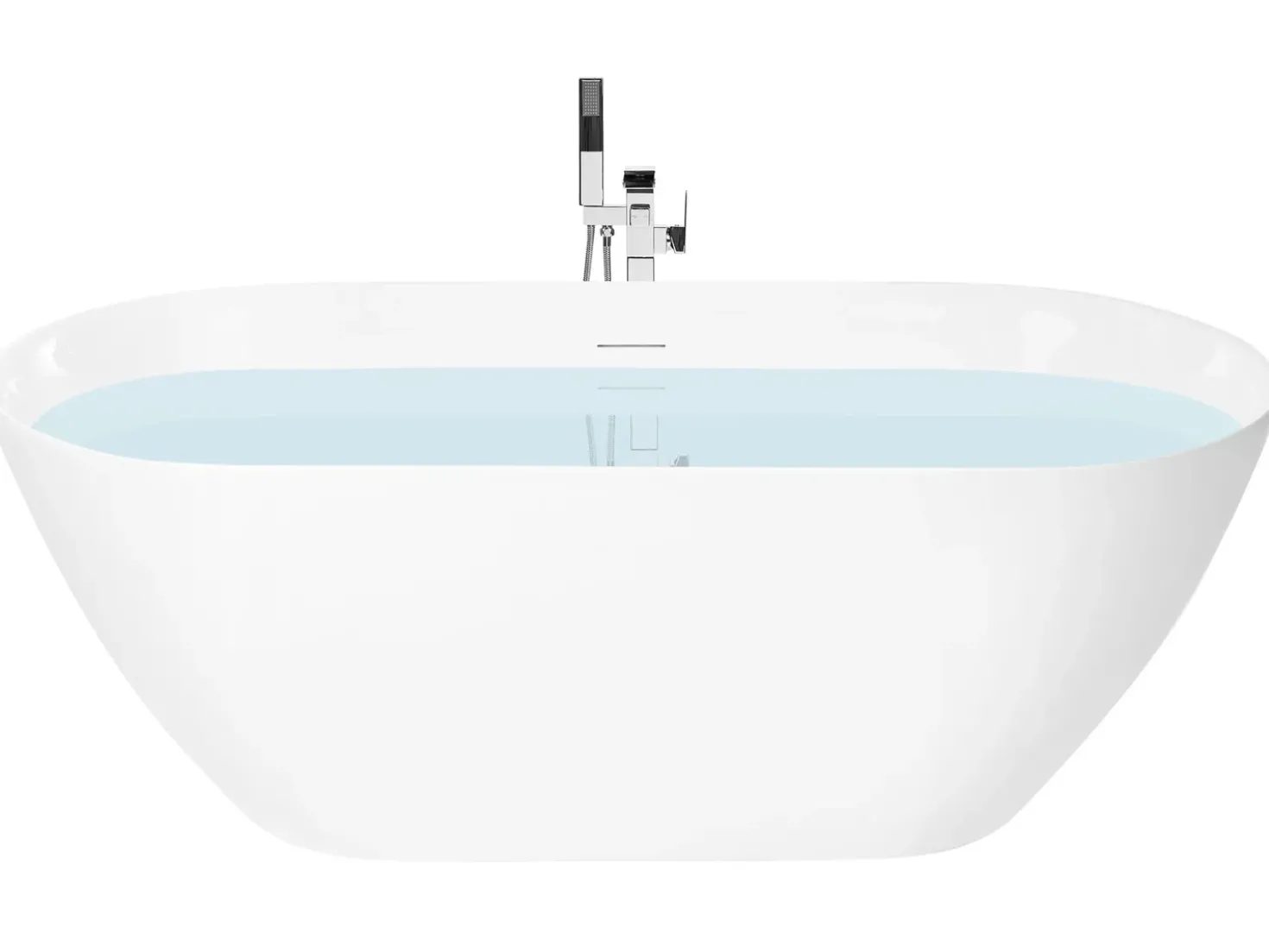 Vasca da bagno freestanding CEDROS 170 x 75 cm Bianco