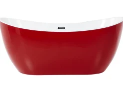 Vasca da bagno freestanding ANTIGUA 160 x 76 cm Rosso