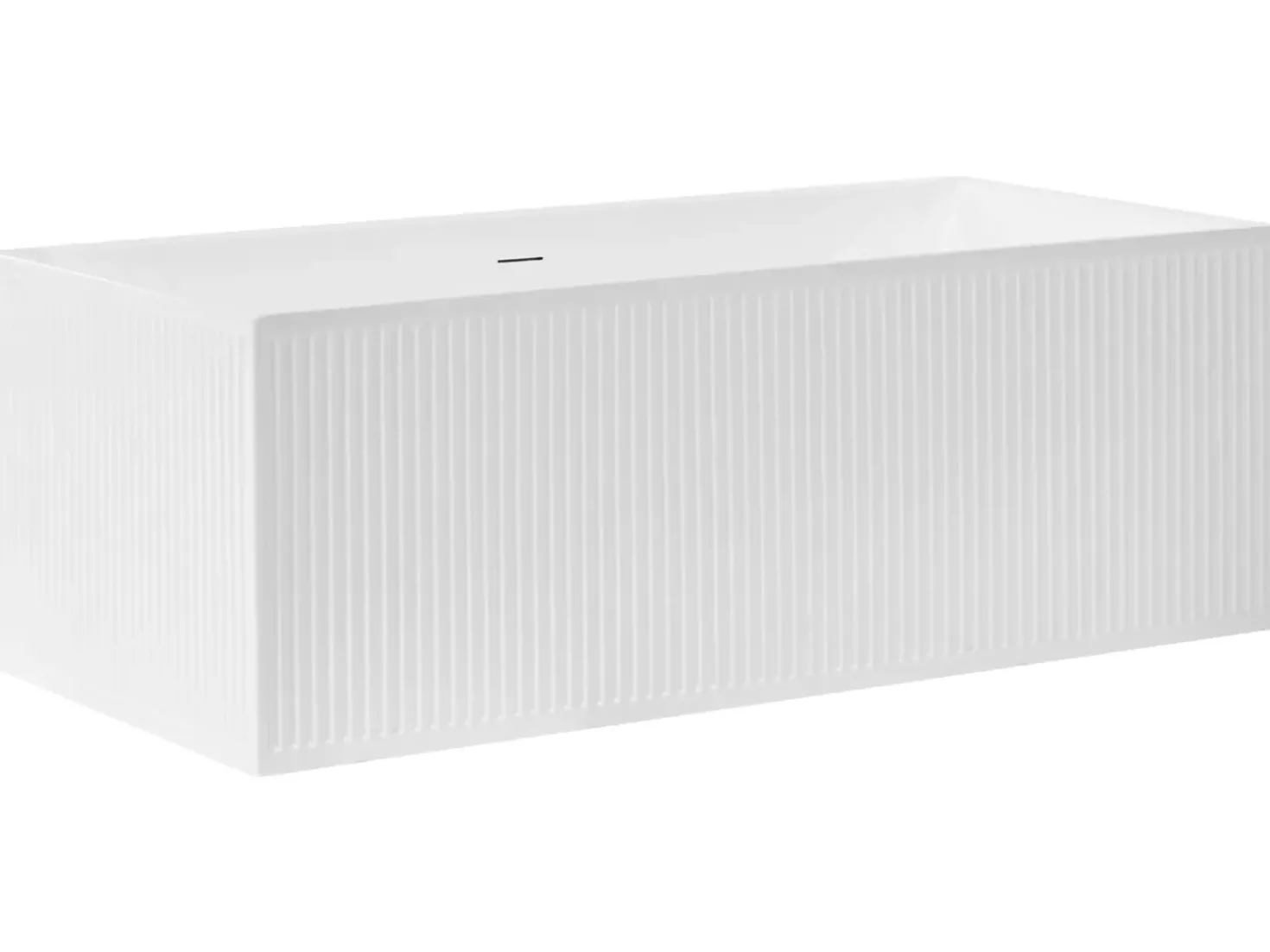 Vasca da bagno freestanding SERENA 170 x 80 cm Bianco