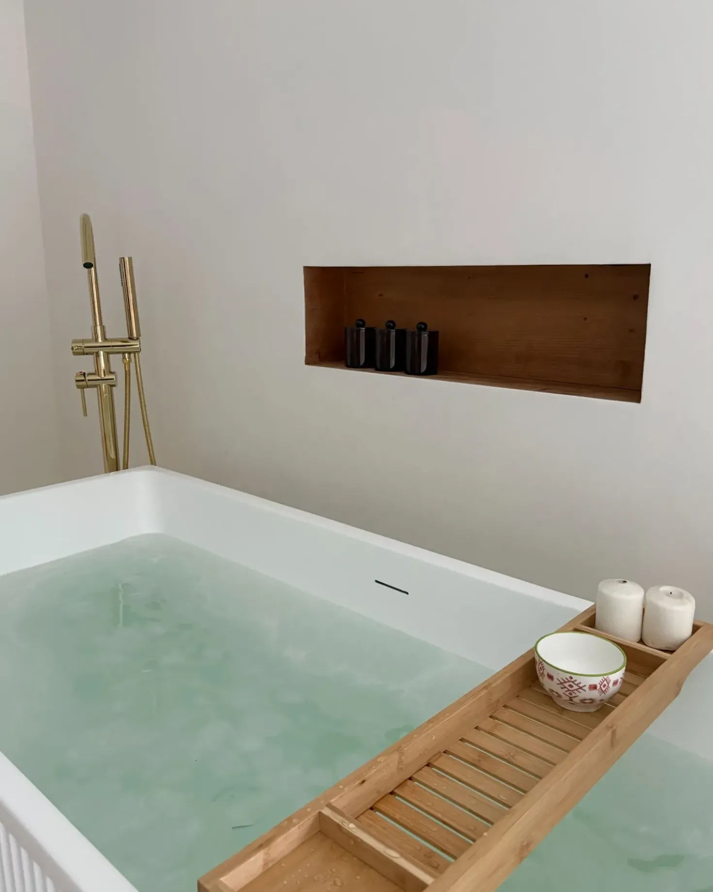 Vasca da bagno freestanding SERENA 170 x 80 cm Bianco