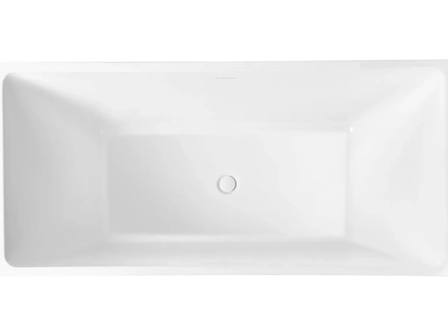 Vasca da bagno freestanding SERENA 170 x 80 cm Bianco