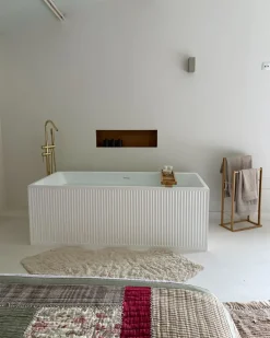 Vasca da bagno freestanding SERENA 170 x 80 cm Bianco