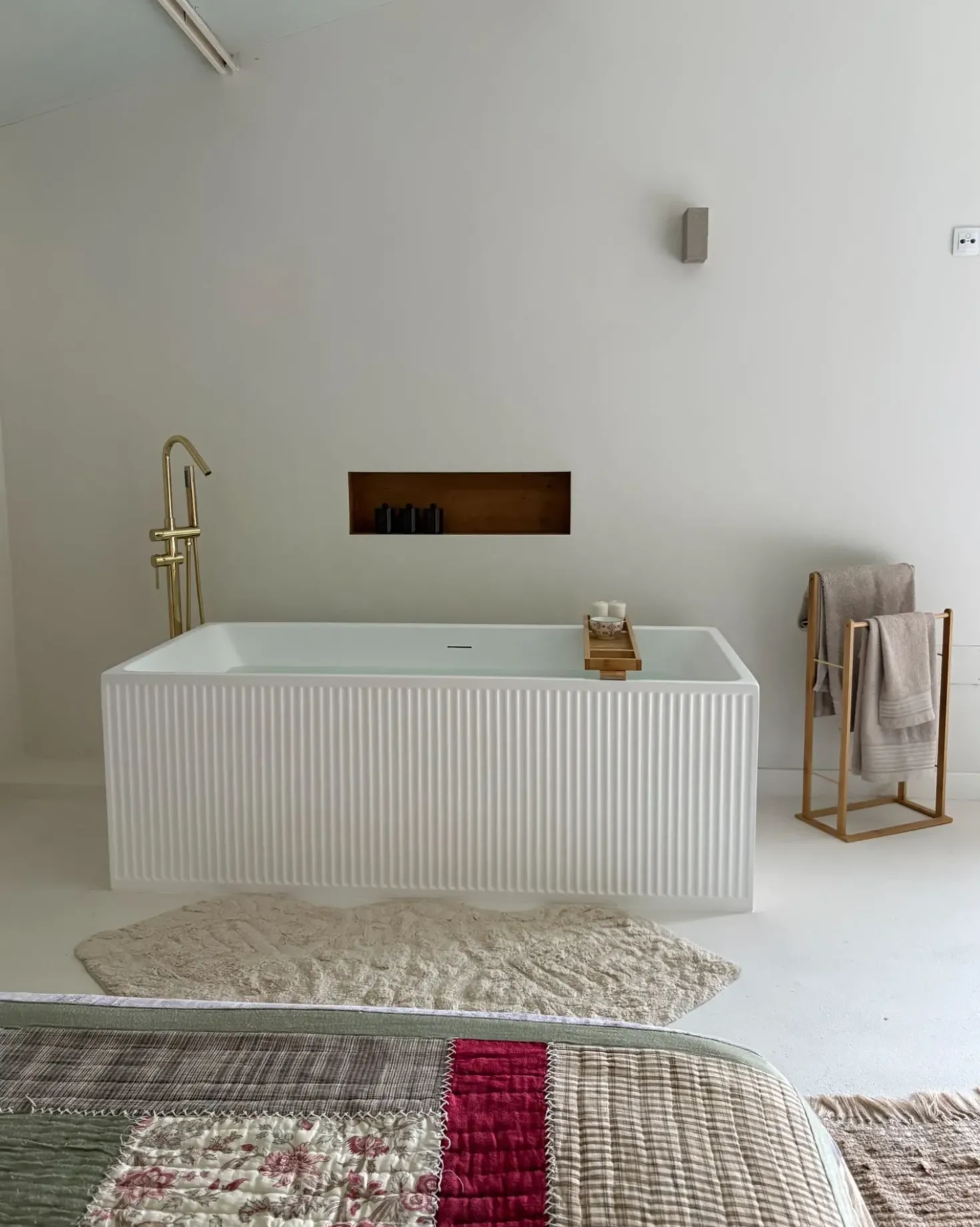 Vasca da bagno freestanding SERENA 170 x 80 cm Bianco