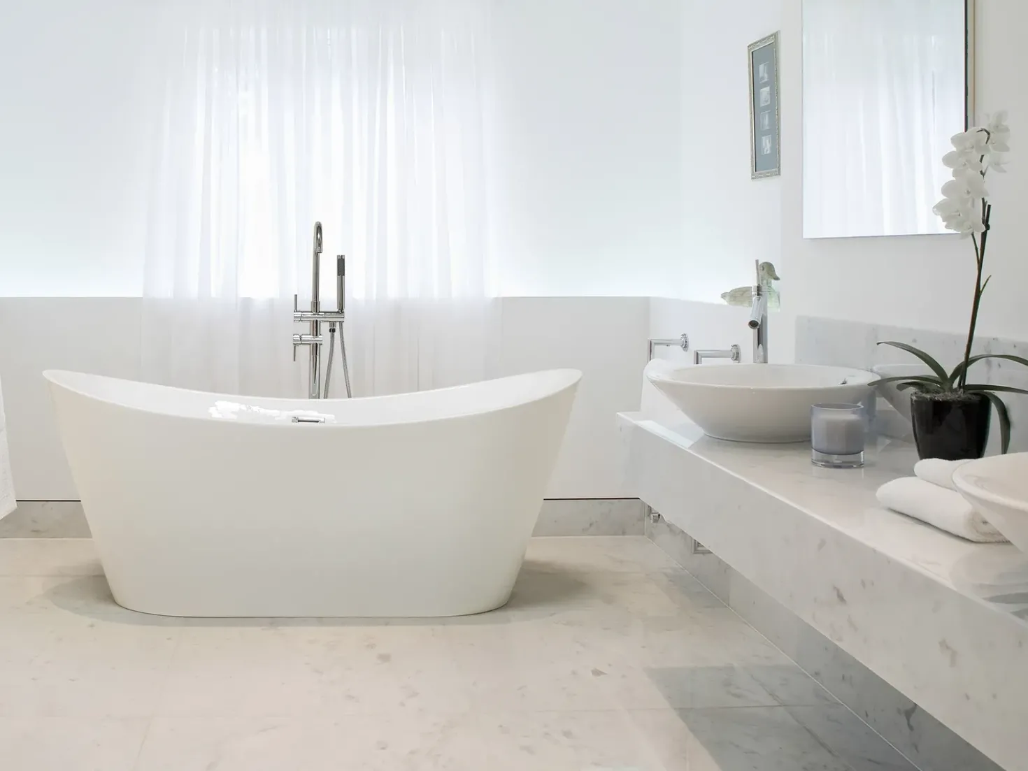 Vasca da bagno freestanding ANTIGUA 180 x 78 cm Bianco