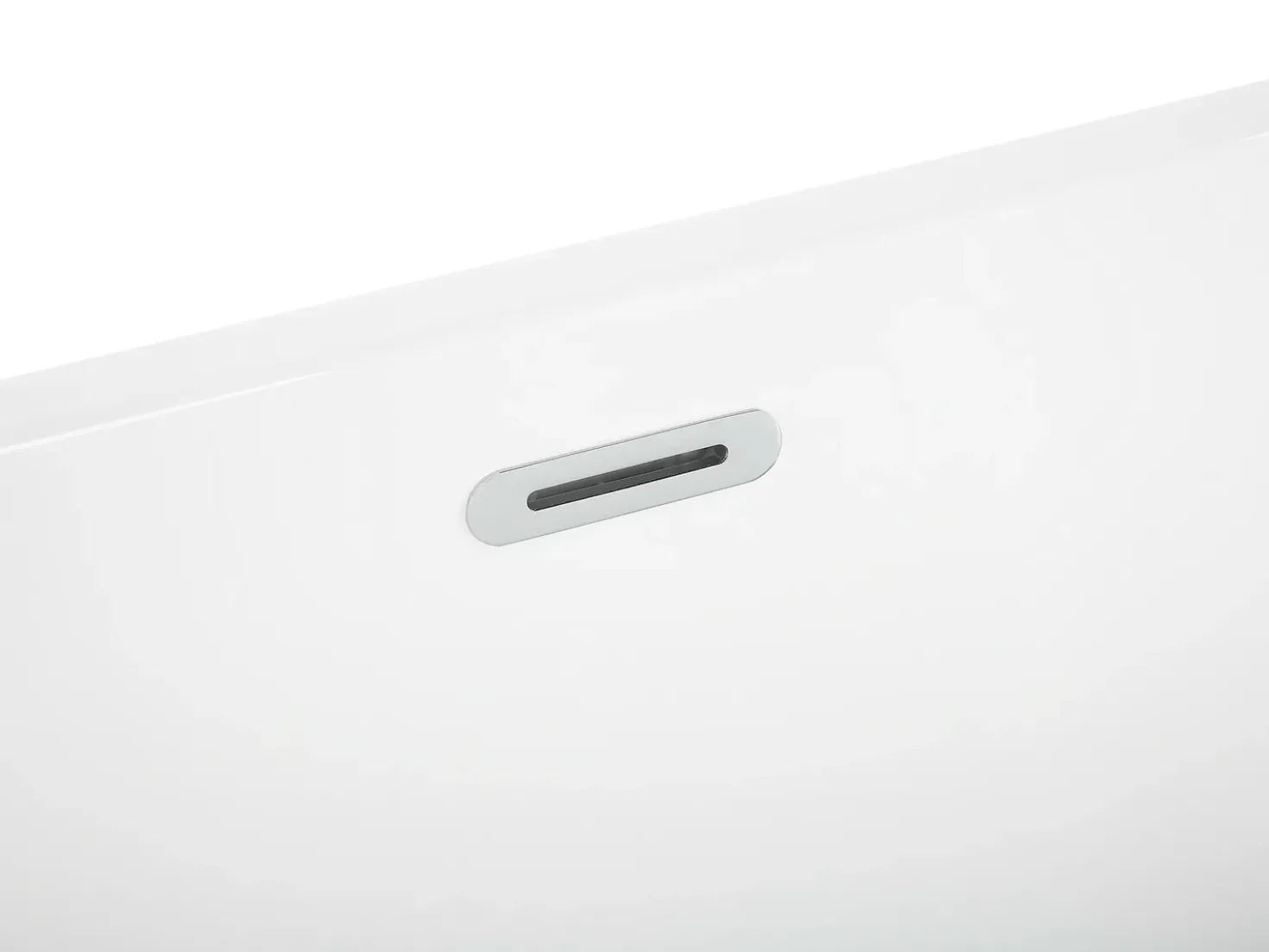 Vasca da bagno freestanding HAVANA 150 x 75 cm Nero/Bianco