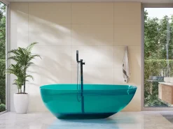 Vasca da bagno freestanding BLANCARENA 170 x 78 cm Foglia di tè