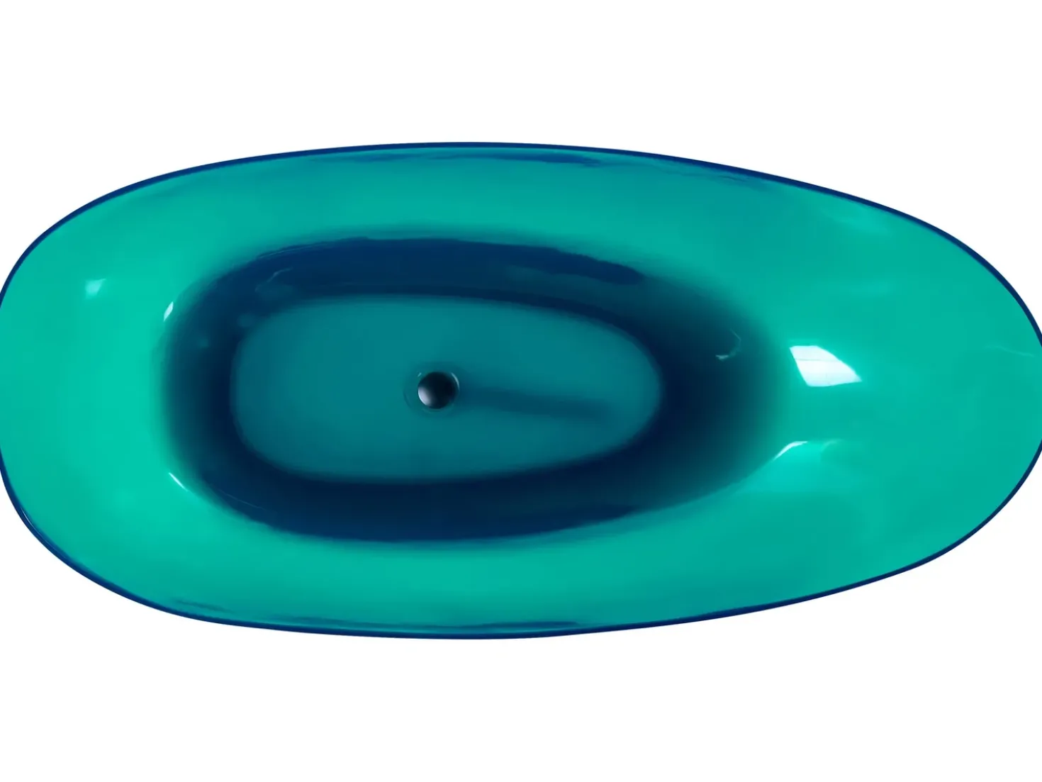 Vasca da bagno freestanding BLANCARENA 170 x 78 cm Foglia di tè