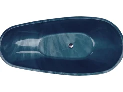 Vasca da bagno freestanding RIOJA 170 x 80 cm Blu marino