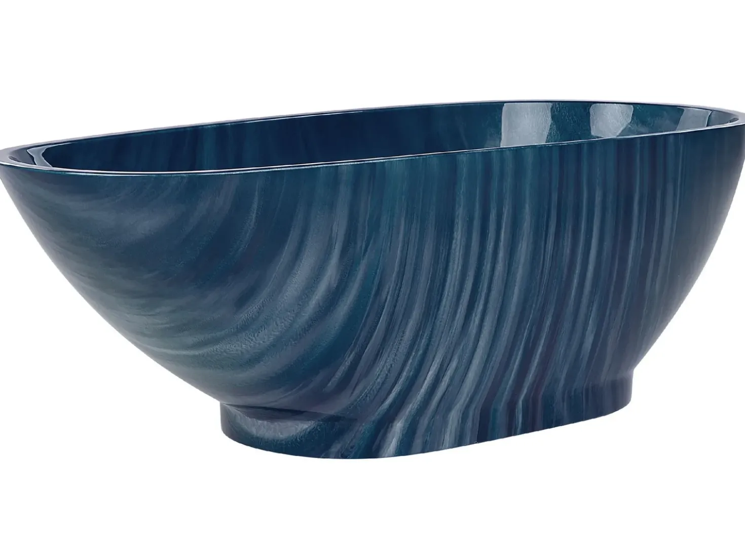 Vasca da bagno freestanding RIOJA 170 x 80 cm Blu marino
