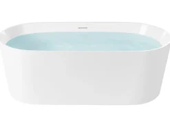 Vasca da bagno freestanding RESTINGA 167 x 81 cm Bianco