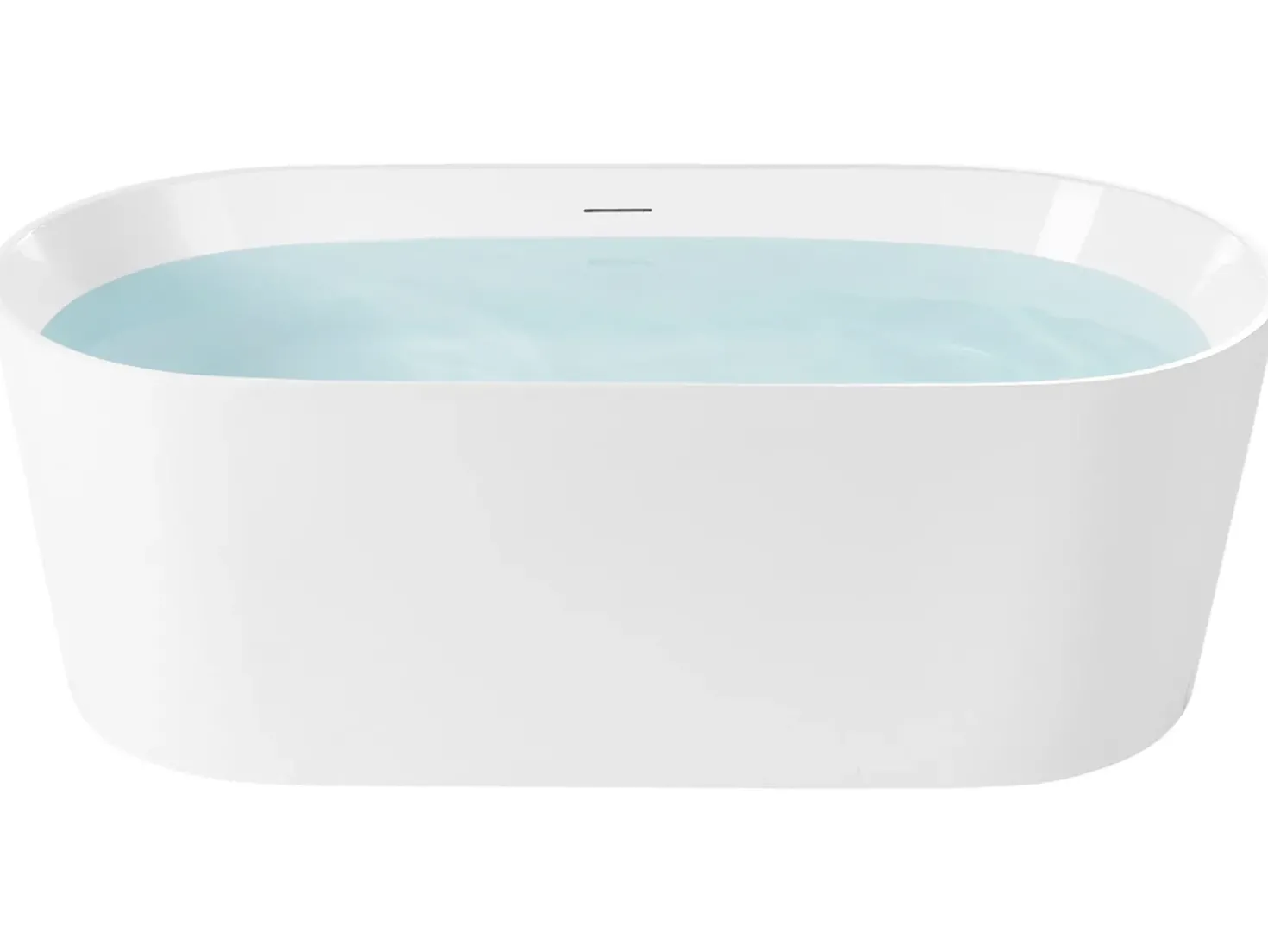 Vasca da bagno freestanding RESTINGA 167 x 81 cm Bianco