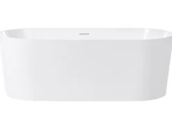 Vasca da bagno freestanding RESTINGA 167 x 81 cm Bianco