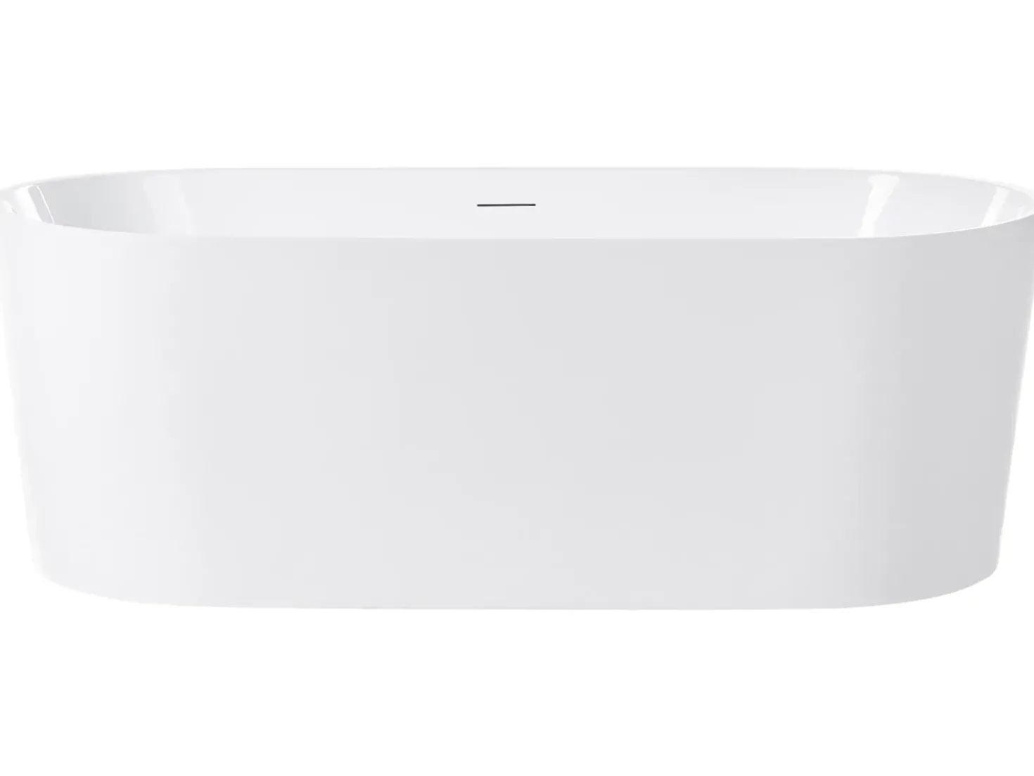 Vasca da bagno freestanding RESTINGA 167 x 81 cm Bianco