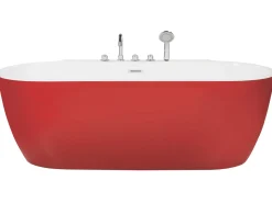 Vasca da bagno freestanding ROTSO 170 x 80 cm Rosso