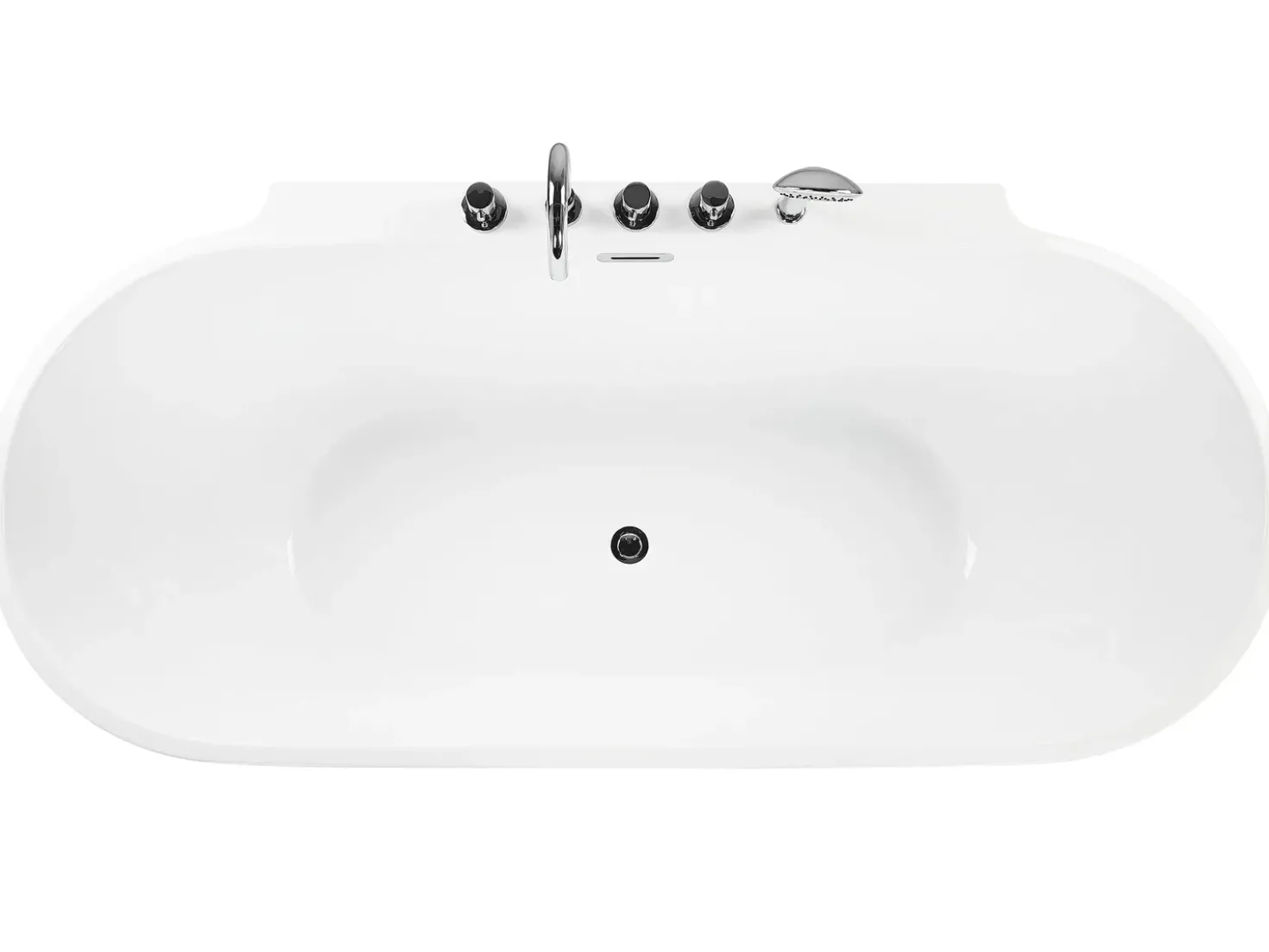 Vasca da bagno freestanding ROTSO 170 x 80 cm Rosso