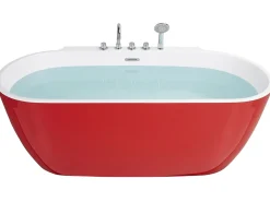 Vasca da bagno freestanding ROTSO 170 x 80 cm Rosso