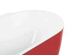 Vasca da bagno freestanding ROTSO 170 x 80 cm Rosso