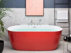 Vasca da bagno freestanding ROTSO 170 x 80 cm Rosso