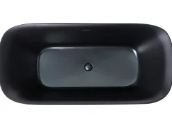 Vasca da bagno freestanding LANALHUE 160 x 75 cm Nero