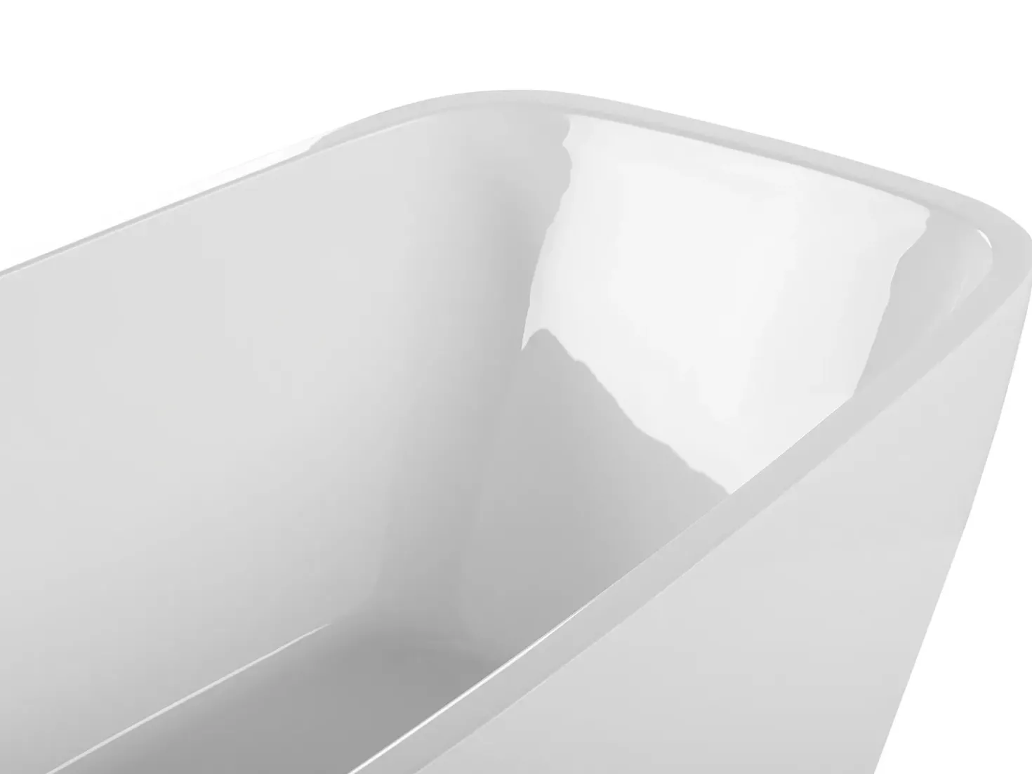 Vasca da bagno freestanding MINGO 170 x 78 cm Bianco